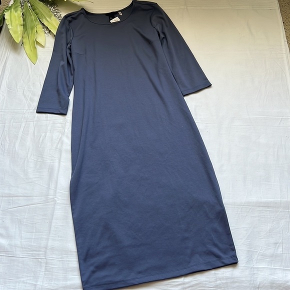 ⭐️nwt H&M Boat-Neck Midi Dress⭐️ - Picture 3 of 7